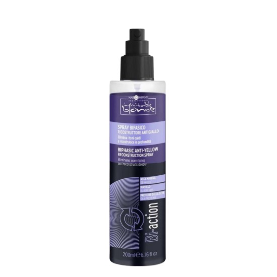 Hair Company INIMITABLE BLONDE SPRAY BIFASICO RICOSTRUTTORE ANTIGIALLO 200 ML