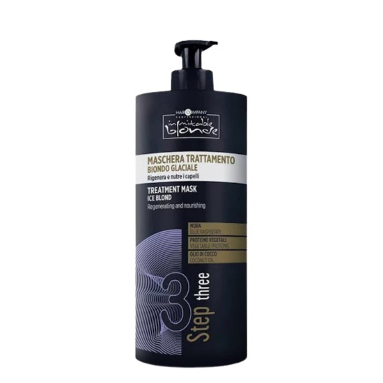 Hair Company INIMITABLE BLONDE MASCHERA TRATTAMENTO BIONDO GLACIALE 1000 ML* Hair Company INIMITABLE BLONDE MASCHERA TRATTAMENTO BIONDO GLACIALE 1000 ML*