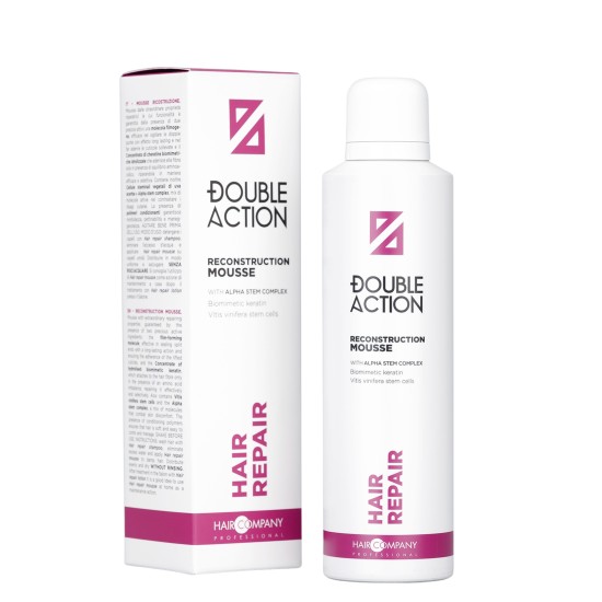 Hair Company DOUBLE ACTION HAIR REPAIR RECONSTRUCTION MOUSSE 200 ML