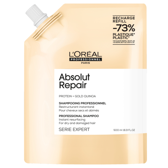 L'Oreal Professionnel Expert Absolut Repair Shampoo Refill 500ML L'Oreal Professionnel Expert Absolut Repair Shampoo Refill 500ML