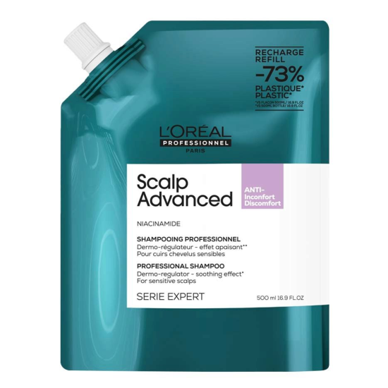 L'Oreal Professionnel Expert Scalp Advanced Anti-Discomfort Shampoo Refill 500ML