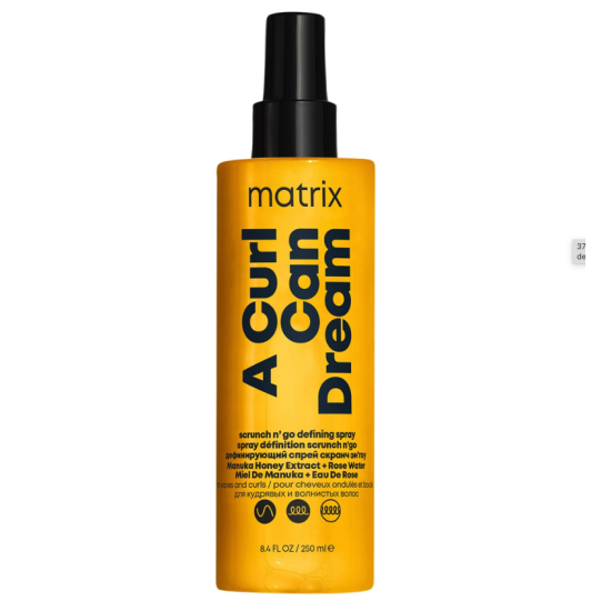 Matrix A Curl Can Dream Scrunch N'go Defining Spray Wave 250ML Matrix A Curl Can Dream Scrunch N'go Defining Spray Wave 250ML
