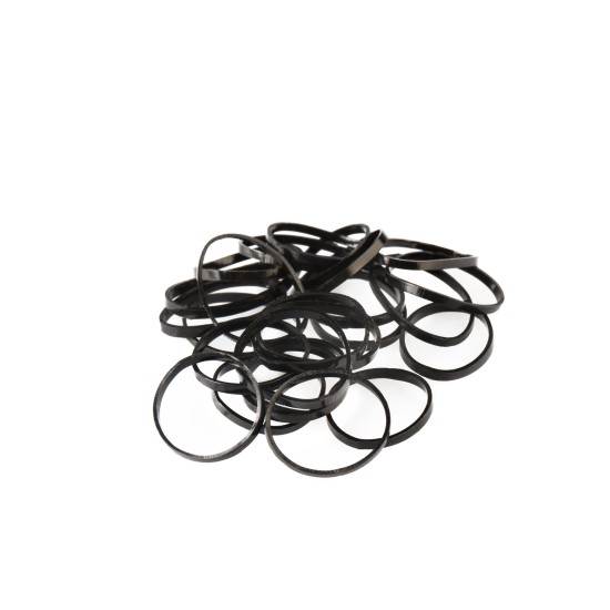 Elastico Piccolo in PVC Nero 300pz