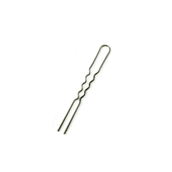 FORCINA INVIS. ONDULATA NERA X 40 PZ LB /